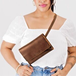 Portland leather good almost perfect belt bag crossbody